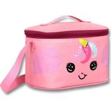 Cennec Kız Çocuk Isı Yalıtımlı Sevimli Unicorn Desenli Pembe Okul Beslenme Çantası - 6043 - Pembe - Bordo