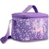 Cennec Ümit Çanta Kız Çocuk Beslenme Çantası (Thermo Isı Yalıtımlı) - Unicorn Pegasus - Lila - 5028