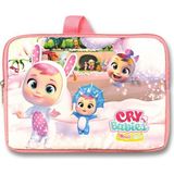 Cennec Yatay CRY Babies Pembe Tablet Çantası - Kız Çocuk - 10,9 inç ve Altındaki Tabletler İçin Uyumlu