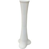 Cennet Home Fil Ayağı Mika Vazo 60 Cm - Beyaz