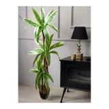Cennet Home Yukka dracenea ağacı 3 gövdeli 36 yaprak dekoratif yapay ağaç 150 cm.