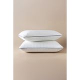 Cennet Yatak 2 Adet Air Comfort Boyun Baş Dengeli Basınç Dağıtım Visco Yastığı - 40 × 60 × 15 cm - Beyaz