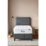 Cennet Yatak Fix Tek Kişilik Sandıklı Baza Başlık + Full Ortopedik Yatak 3'lü Set