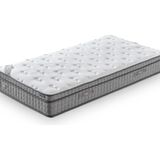 Cennet Yatak Melisa Tek Kişilik Full Ortopedik Visco Yatak Antibakteriyel ve Paket Yaylı Sistem - Gri - 90 x 190 cm