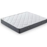 Cennet Yatak Menekşe Çift Kişilik Ortopedik Paket Yaylı Yatak Antibakteriyel Konforlu Yatak - Siyah - 160 x 200 cm