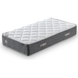 Cennet Yatak Mimoza Tek Kişilik Full Ortopedik Antibakteriyel Paket Yaylı Yatak - Antrasit - 90 x 190 cm
