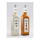 Cenova Kahve Şurubu Seti 2x1 Litre – Karamel Şurubu + Beyaz Çikolata Şurubu – Premium Latte Aroması