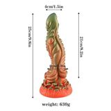 Censan Kırmızı Yeşil Canavar Dildo Model 5 - C-7419