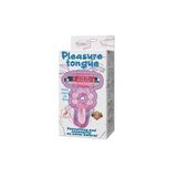 Censan Plasure Tongue Titreşimli Klitoris Uyarıcılı Şeffaf Penis Kılıfı - C-BI014075