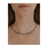 centello&co pırıltı'nın yeni adıyla beraberliğe Minimalist Bohem Haki Yeşili Boncuk Choker Tasma Kolye 39 cm
