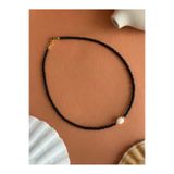 centello&co pırıltı'nın yeni adıyla beraberliğe Siyah Renk Mini Boncuk İncili Zarif Pinterest Choker Tasma Kolye