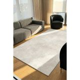 CENTER AVM Krem Halı Salon Halısı Makinede Yıkanabilir Halı Kaymaz Taban Halı
