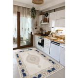 CENTER AVM Vintage 200x300 6m2 Halı Mutfak Halısı Makinede Yıkanabilir Kaymaz Taban Halı