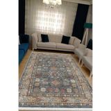 CENTER AVM Vintage Halı Salon Halısı Makinede Yıkanabilir Halı Kaymaz Taban Halı
