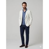 Centilmen Dior Erkek Beyaz Dokulu Slim Fit Blazer Ceket 2514003 - 50