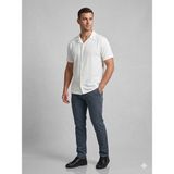 Centilmen Erkek Kısa Kollu Gömlek Yaka Düğme Detaylı T-Shirt 2412000 - Beyaz - XL