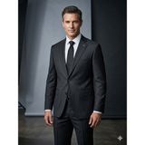 Centilmen Havan Takım Elbise 6004 - 0 Siyah - Slim Fit - 58