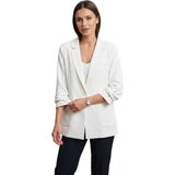 Centilmen Mare Tek Düğmeli Kıvrık Kollu Blazer Ceket 301 - 40 - Beyaz