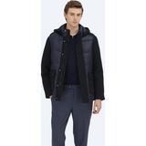 Centilmen Regular Fit Kapüşonlu Casual Dokuma Mont MNT-854-26K - Lacivert