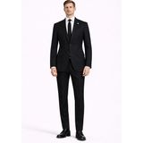 Centilmen Sir Erkek Torba Cep Ceket CR4526 - 6 Drop - Siyah