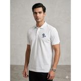 Centilmen Xınt Erkek Slim Fit Polo Yaka Basic Tişört 502265 - Beyaz - XL