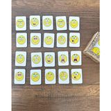 Ceo Design Ahşap Hafıza ve Erken Eğitim Emoji Eşleştirme Oyunu Montessori Oyuncak.