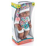 Ceo Design Uykucu Tombul Esmer Konuşan Bebek - 40 cm - Erpa Erp 660412 - Koyu Kahverengi