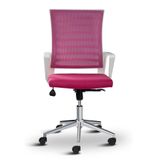 Ceo Fileli Çalışma Koltuğu Ofis Sandalyesi Çalışma Sandalyesi (Pembe)