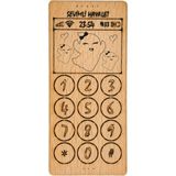 Cep Telefonu Ahşap Oyuncak Özelleştirilebilir Ekranlı