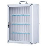 Cep Telefonu Dolabı Cep Telefonu Saklama Kutusu Akrilik Cep Telefonu Tutacağı Masaüstü Saklama Kutusu Duvara Monte, Taşınabilir Telefon Saklama Dolabı 12-60 Yuvalı Duvara Monte Kullanışlı Saklama