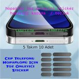 Cep Telefonu Hoparlörü Için Toz Önleyici Sticker-telefon Hoparlör Koruyucu 1.6 Cm-2.2 Cm 10 Adet