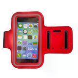 Cep telefonu için kol bandı 12.5cm x 6cm ölçülerinde taşıma kılıfı kırmızı
