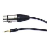 Cep Telefonu Mikrofon Kablosu 3.5 mm to Xlr Dişi 3 Metre