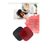 CEPHOME Airfryer Silikon Kare Pişirme Matı 23 Cm 2 Li Renkli