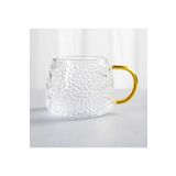 CEPHOME Damla Desenli Oval Isıya Dayanıklı Borsilikat Çay Kahve Fincanı-bardak 400 Ml