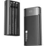 Cepini Cp-02 20.000MAH 22.5W Süper Hızlı Şarj Powerbank - Dahili 3'ü 1 Arada Kablolu ve Dijital Göstergeli - Siyah