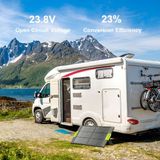 Cepini SP-100 Katlanabilir Güneş Paneli - 100W Monokristal %23 Verimli - 10'lu Evrensel DC Adaptör Seti Hediyeli - Laptop, Tablet ve Telefon Doğrudan Şarj Desteği