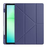 CepLab Samsung Galaxy Tab A11 Plus SM-230 / SM-236 Kılıf 11 inç Kalem Bölmeli Silikon Tablet Kılıfı Lacivert