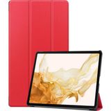 CepLab Samsung Galaxy Tab S9 Fe Plus SM-X610 / X616 Kılıf Akıllı Uyku Modlu Smart Cover Tablet Kılıfı - Kırmızı