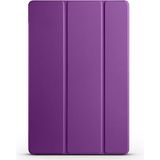 CepLab Samsung Galaxy Tab S9 Fe Plus SM-X610 / X616 Kılıf Akıllı Uyku Modlu Smart Cover Tablet Kılıfı - Mor