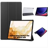 CepLab Samsung Galaxy Tab S9 Fe Plus SM-X610 / X616 Kılıf Akıllı Uyku Modlu Smart Cover Tablet Kılıfı - Siyah