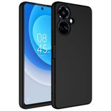 CepLab Tecno Camon 19 Pro Kılıf İçi Süet Mat Yüzey Esnek Silikon Arka Kapak Siyah