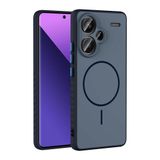 CepLab Xiaomi Redmi Note 13 Pro Plus 5G Kılıf Kamera Korumalı Mat Yüzey M-Safe Özellikli Silikon Kapak Lacivert