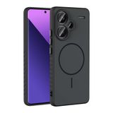 CepLab Xiaomi Redmi Note 13 Pro Plus 5G Kılıf Kamera Korumalı Mat Yüzey M-Safe Özellikli Silikon Kapak Siyah