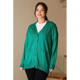 Cepli Uzun Kollu Benetton Kadın Hırka 5480-2K5
