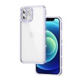 Ceponya Apple iPhone 12 Kamera Korumalı Taşlı Mina Kapak Kılıf