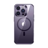 Ceponya Apple iPhone 14 Pro Magsafe Şarj Özellikli Premium Cam Arka Yüzey Benks Electroplated Kapak Kılıf