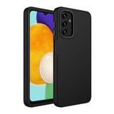 Ceponya Galaxy A13 4G Metal Çerçeve ve Buton Tasarımlı Silikon Luna Kapak Kılıf