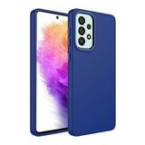 Ceponya Galaxy A32 4G Metal Çerçeve ve Buton Tasarımlı Silikon Luna Kapak Kılıf
