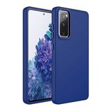 Ceponya Galaxy S20 FE Metal Çerçeve ve Buton Tasarımlı Silikon Luna Kapak Kılıf